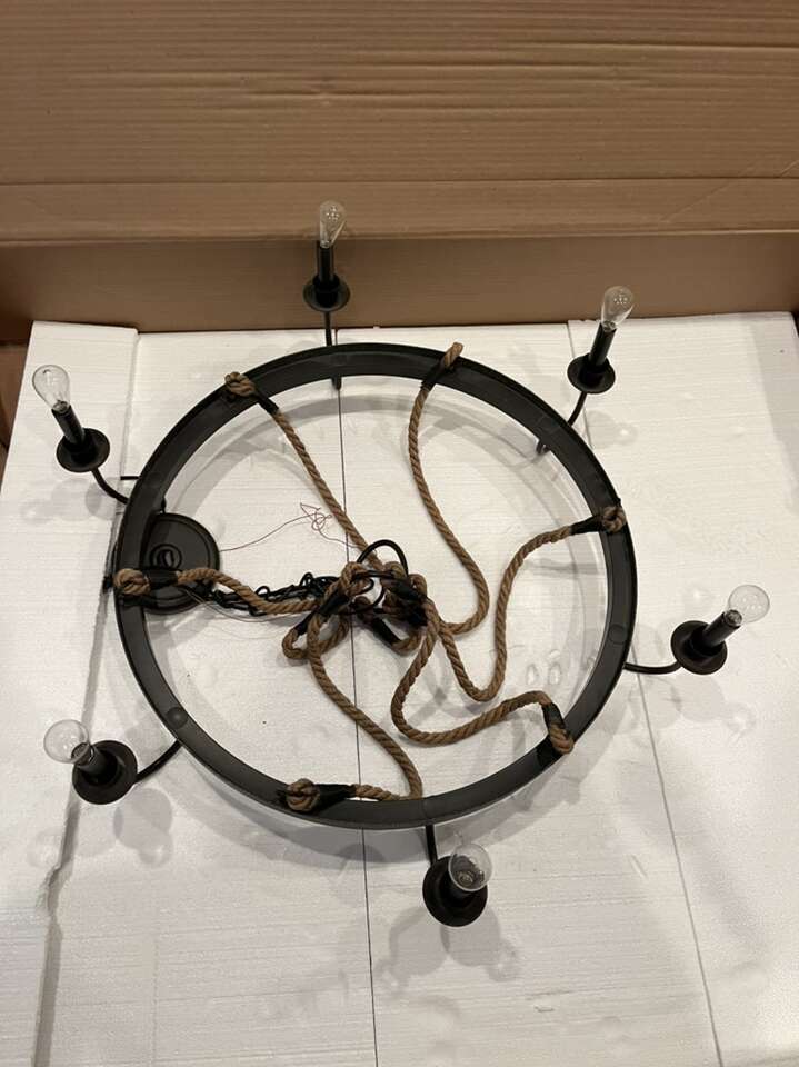 Rope Chandelier 32”