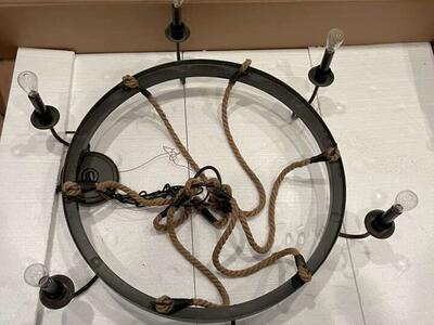 Rope Chandelier 32”