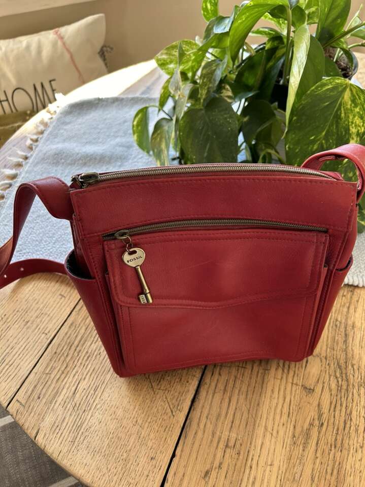 Leather Red Handbag