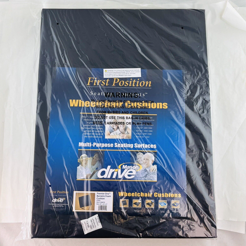 Drive Medical Premier One Foam Cushion Pad, 24" X 18" for Wheelchair