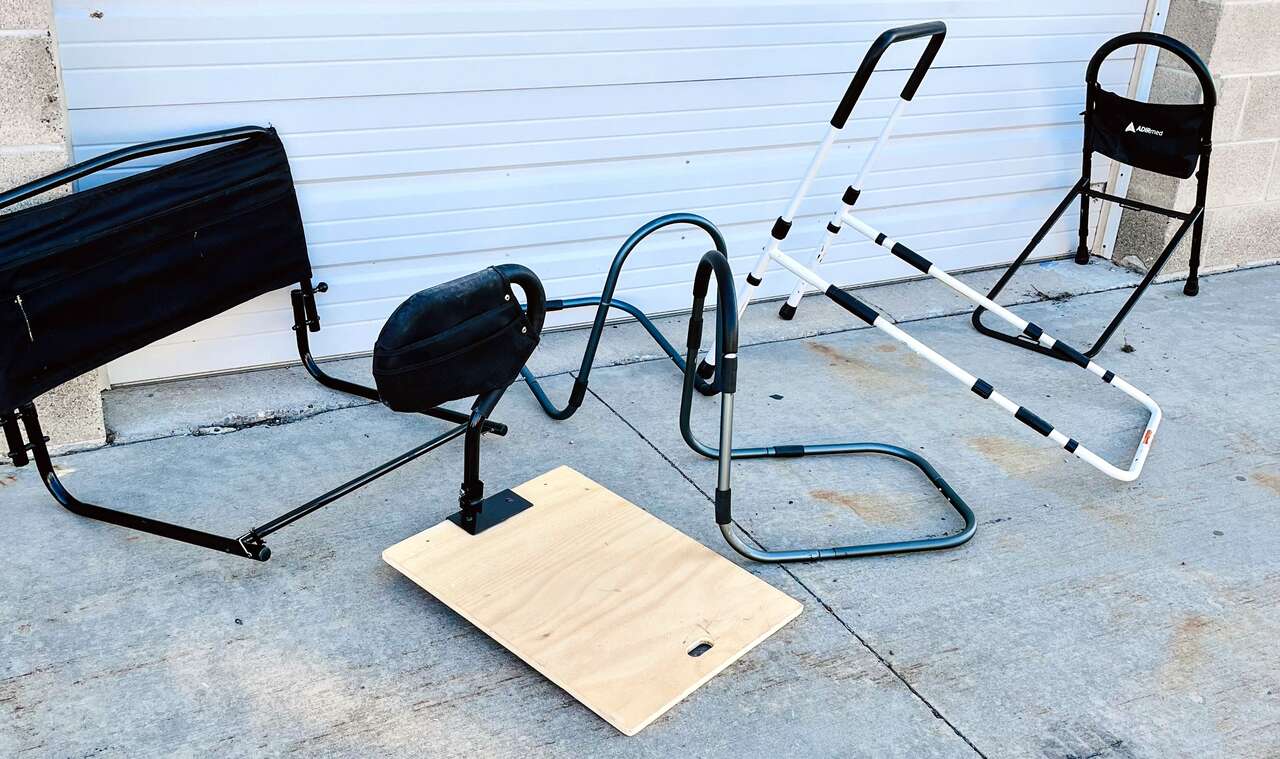 Stander Bed Cane Assist Rails