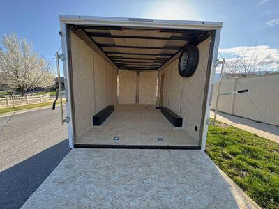16' Enclosed Car Hauler Trailer For Rent - $65