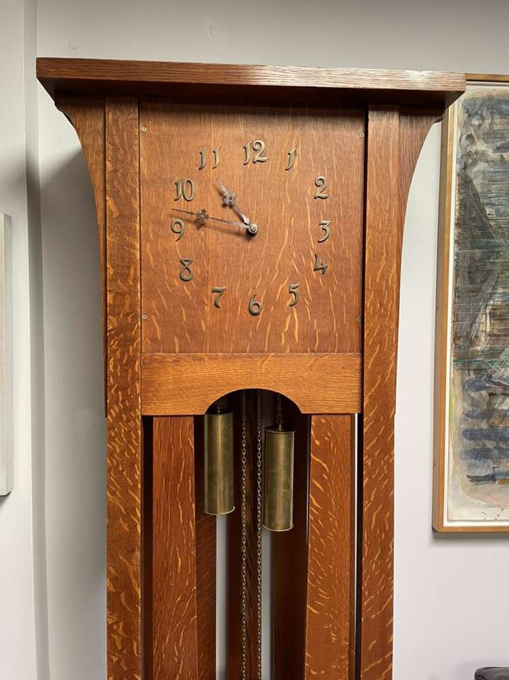 Craftsman Mission 1900-1910 Solid GrandFather Clock Colonial Manufacturing
