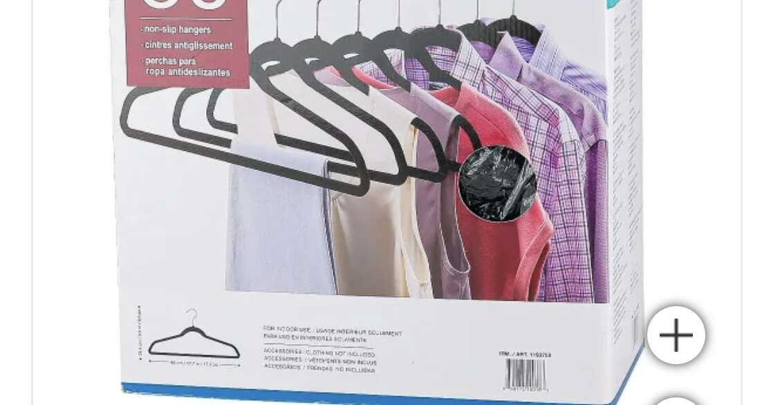 Flocked  velvet-non-slip Hangers - 150 hangers new