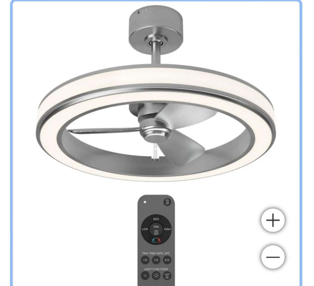Artika Edwin 23" LED Chandelier Ceiling Fan WITH REMOTE NEW