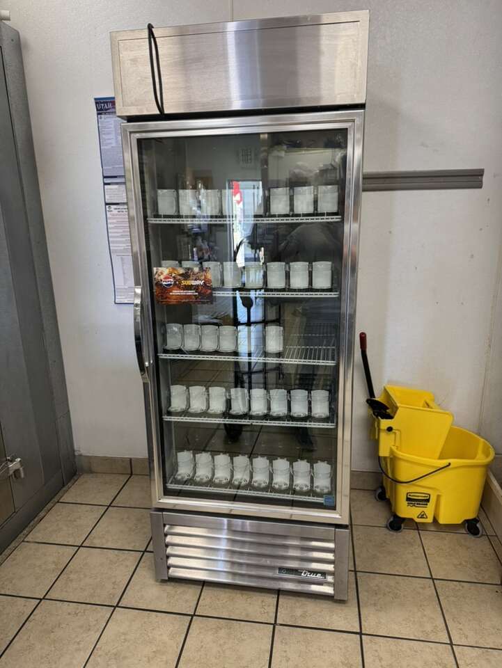 True Stainless Soda Display Fridge GDM-26-HC