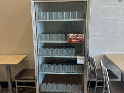 True Stainless Soda Display Fridge GDM-26-HC
