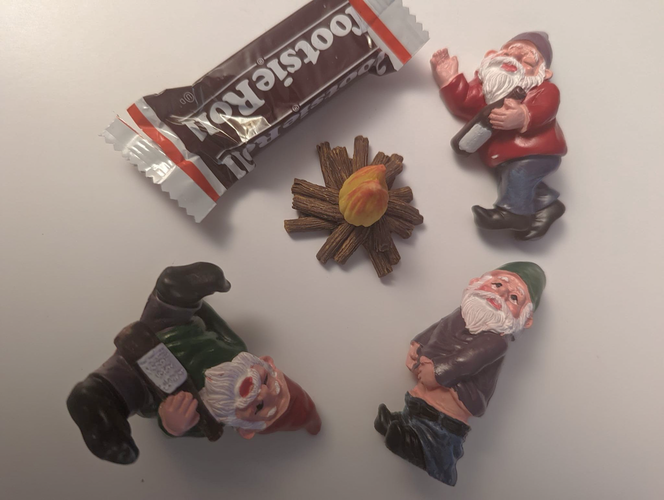Mini Fairy Garden Drunk Gnomes