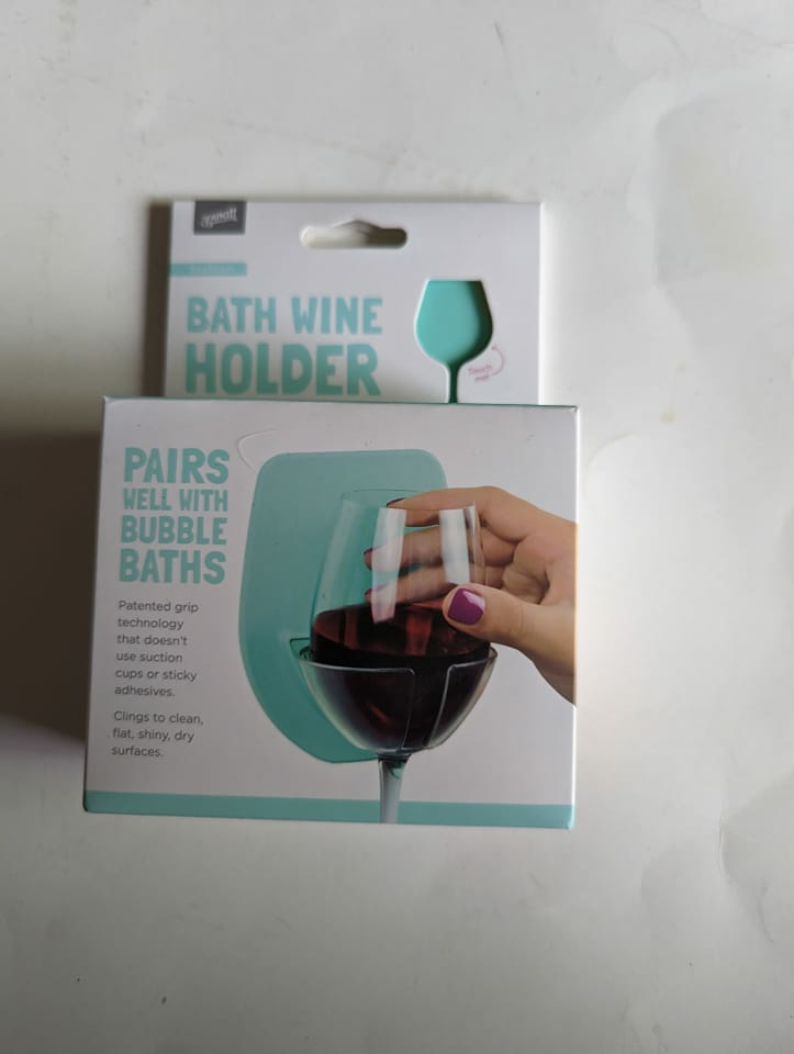 Wine Glass Holder for Bath