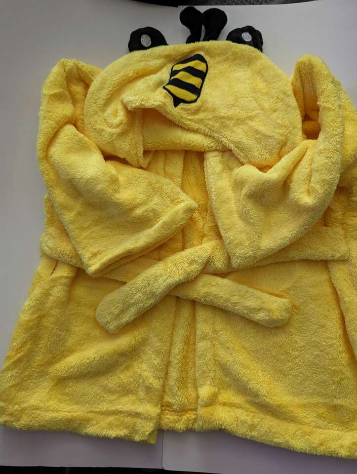 Bee and Elephant Bathrobes for 0-9 Month