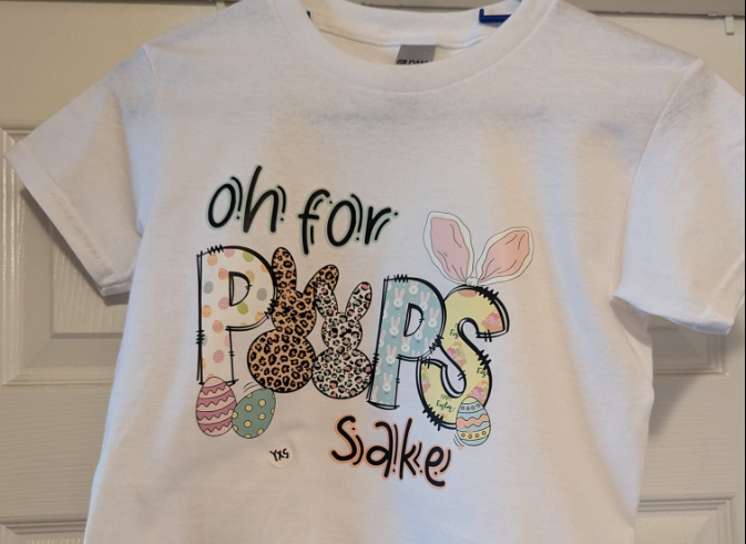 "For PEEPS Sake" Youth XS Easter T-Shirt