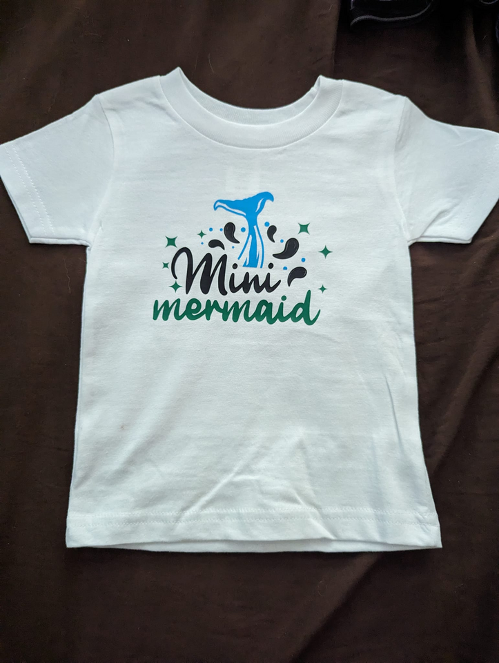 T-Shirt "Mini Mermaid" For 12-18 Month