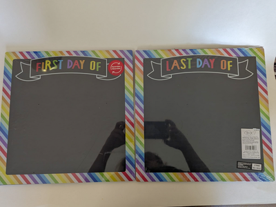 Double Sided First/Last Day of School Boards