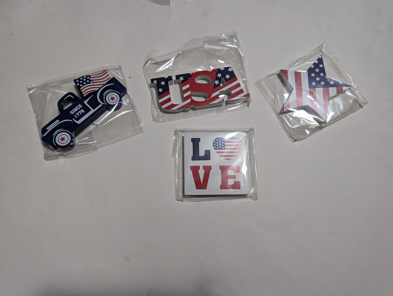 Fourth of July Tier Tray Decorations