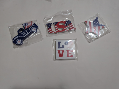 Fourth of July Tier Tray Decorations