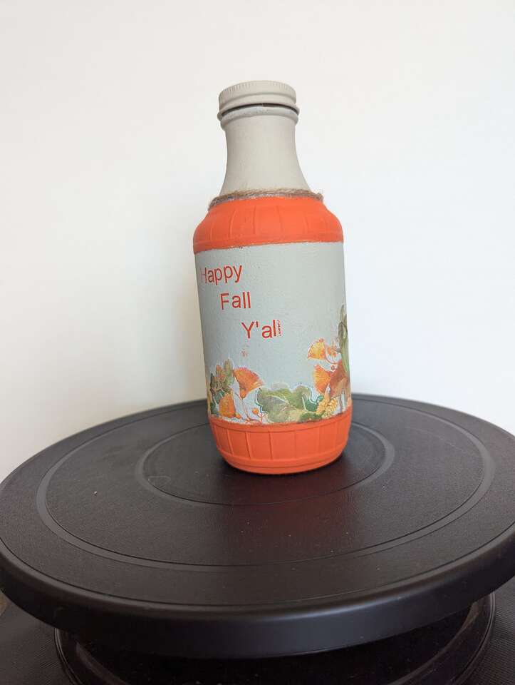 Fall/Thanksgiving Bottle Vases Table Centerpieces (Multiple Listed)