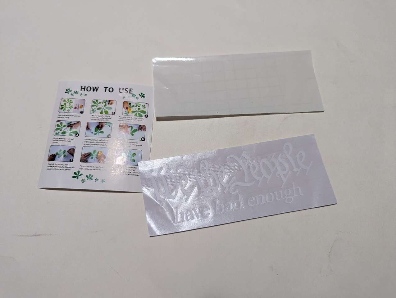 "We The People Have Had Enough" Decals