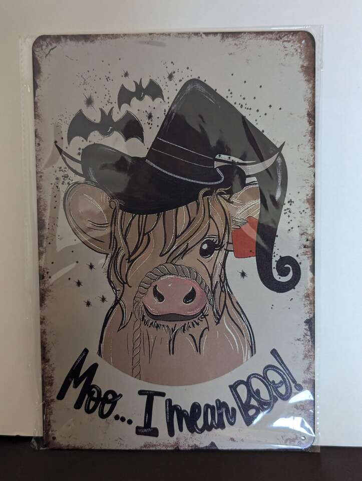Halloween Metal/Tin Sign