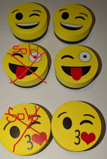 Magnetic Dry Board Erasers