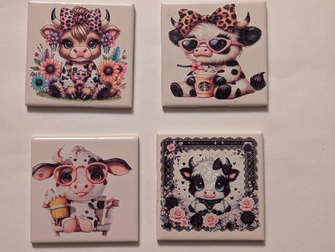 Highland Cow Coasters