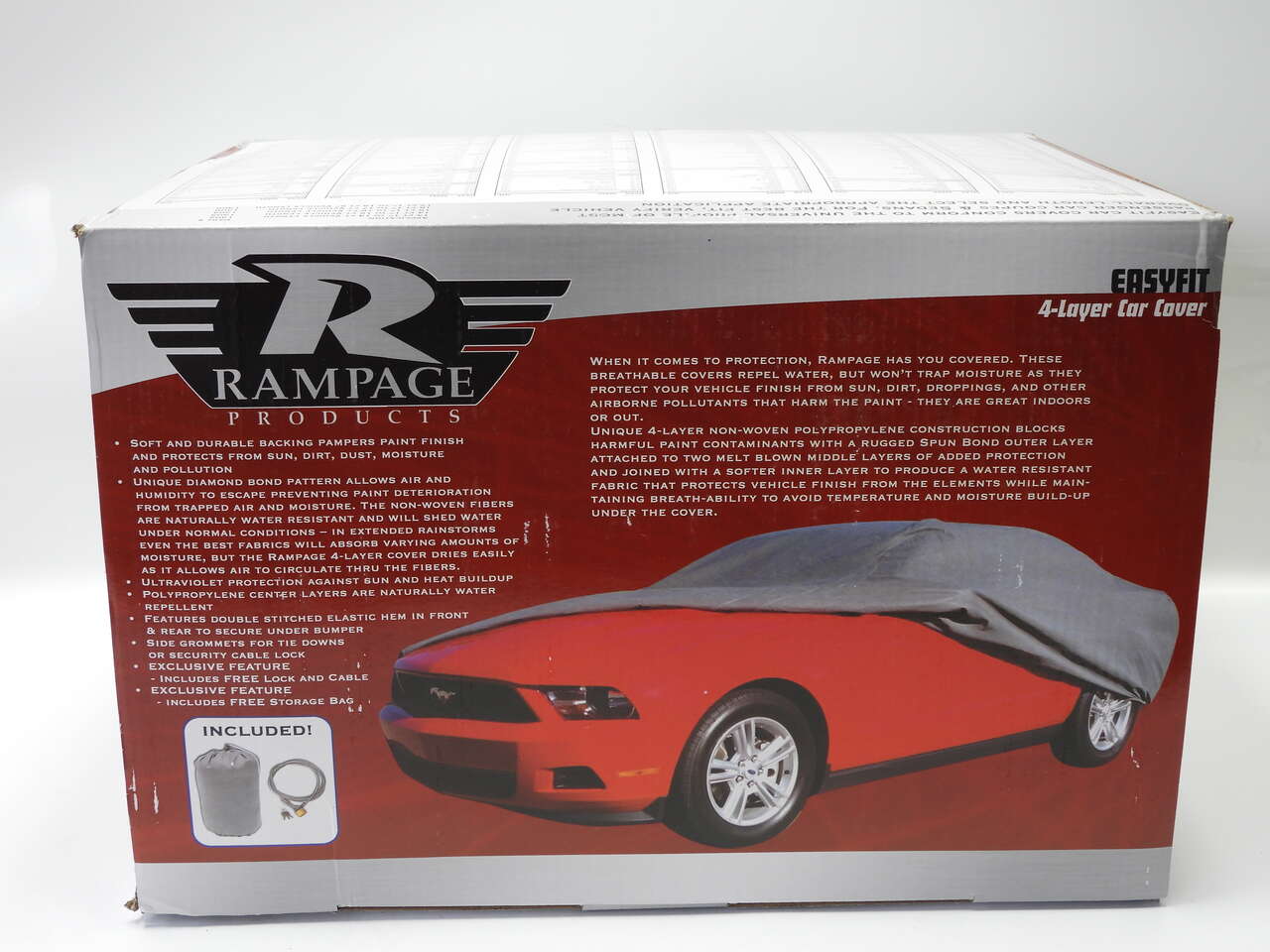 New EasyFit 4-Layer Car Cover for Vehicles 13ft 1" - 14ft Vehicle Length