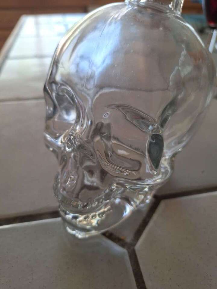 Skull Decanter- Halloween Decor