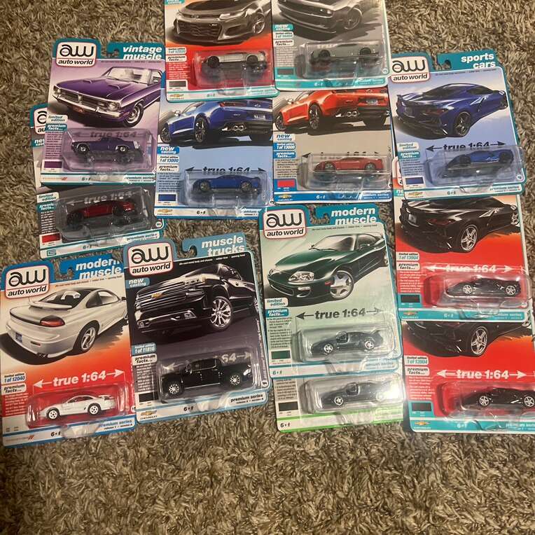 Auto World Die Cast Cars