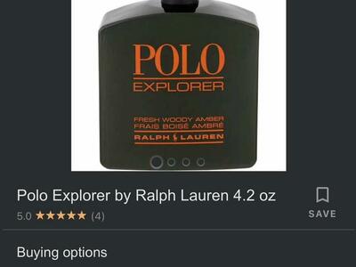 Vintage Ralph Lauren Polo Explorer cologne