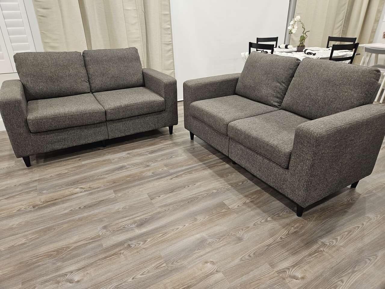 Set of Two Matching Loveseats Furniture