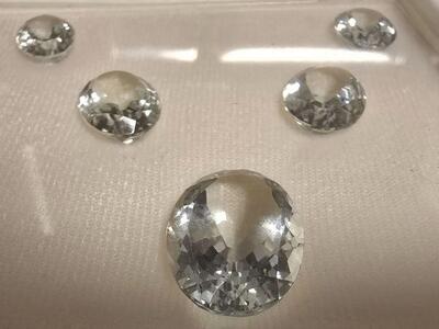 Prasiolite (Green Amethyst) Loose Gem Set