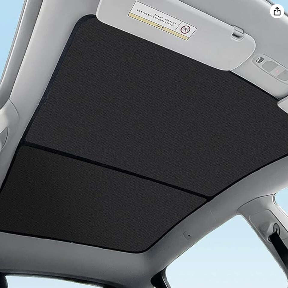 Tesla Model Y Roof Sunshade Mesh (Black)