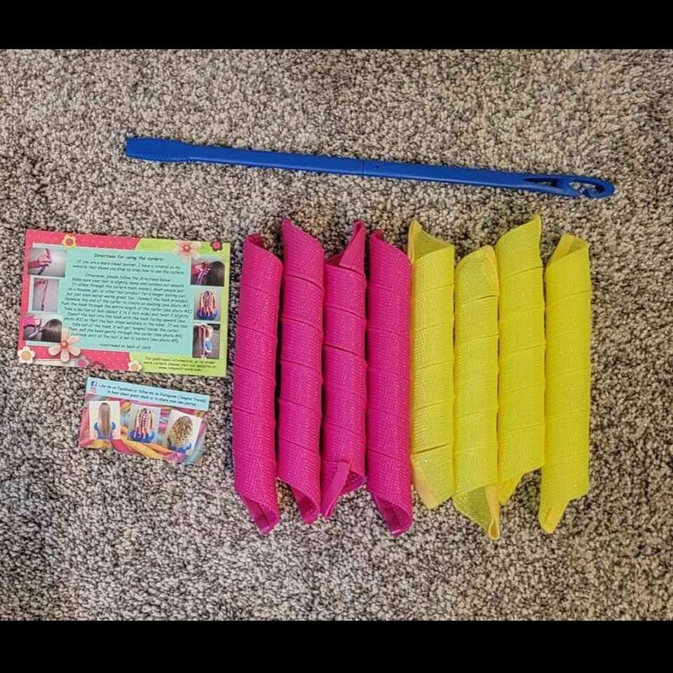 New Heatless Ribbon Hair Curlers