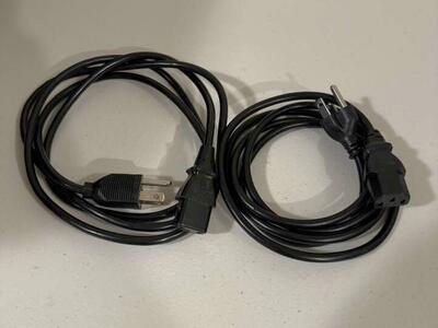 Monitor Power Cables AC, Computer, Appliance