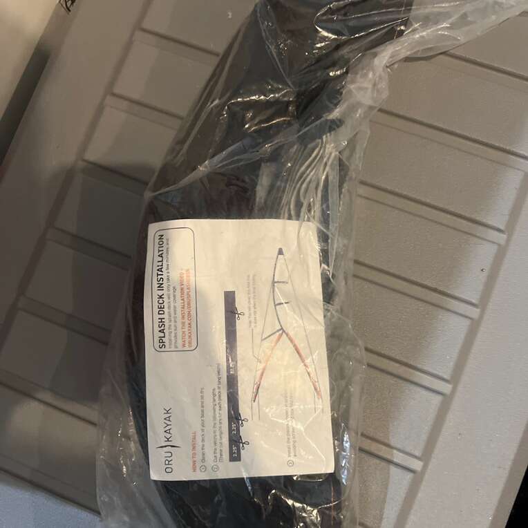 Oru Kayak Splash Deck Beach LT Bow