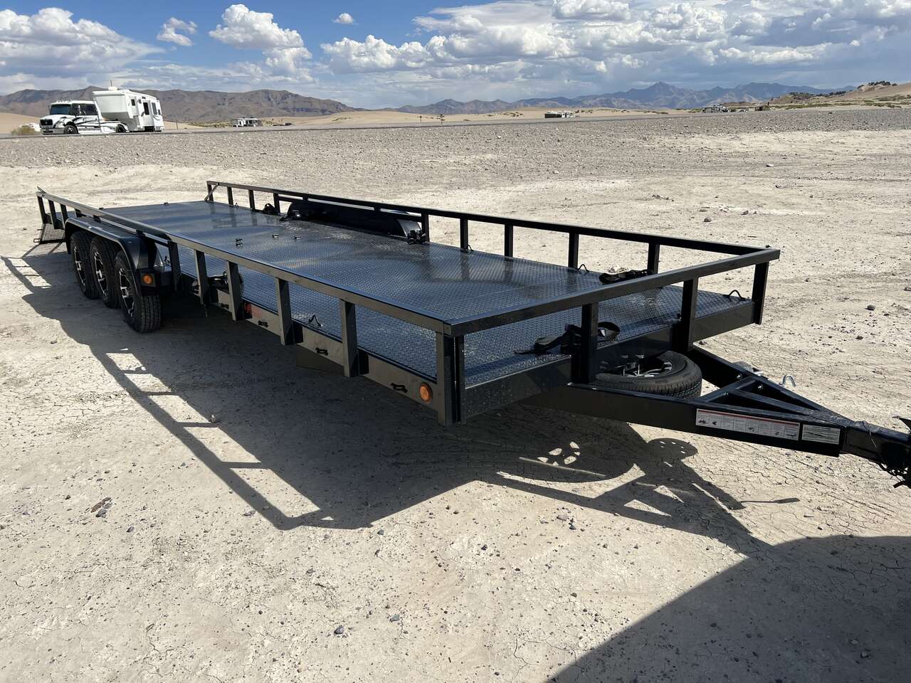 2021 Echo UTV Trailer 28 Feet by 7 Feet Deck Space Triple Axel