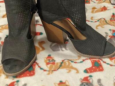 Qupid Chunky Heel Bootie