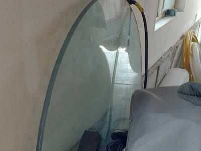 48 " diameter 3/4" thick glass