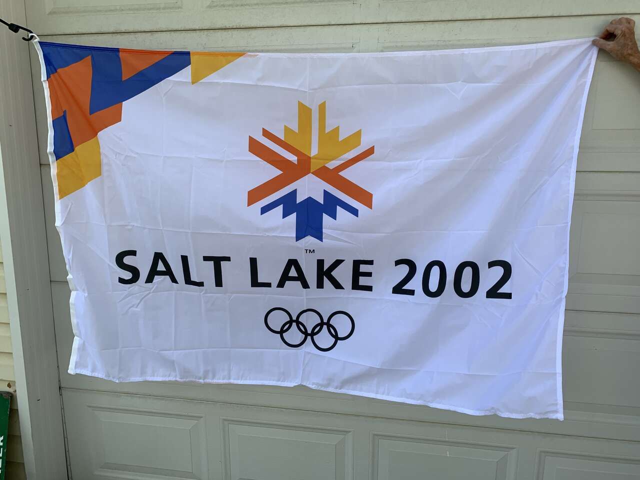 NOS 2002 Utah Olympic Large Flag Banner
