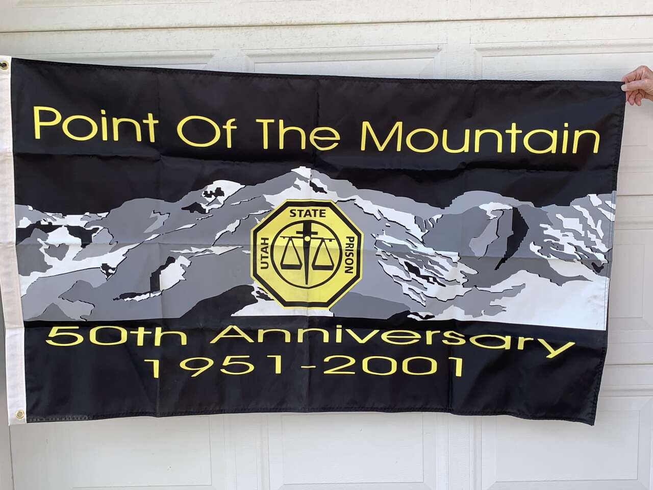 NOS 2001 Defunct Utah Prison 50th Anniversary Flag