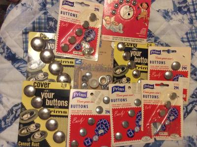 Vintage Prims cover your own buttons
