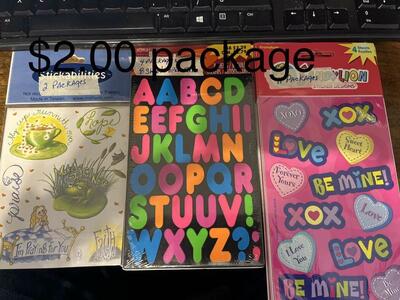 Scrapbook stickers