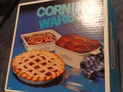New Corning Ware dish set