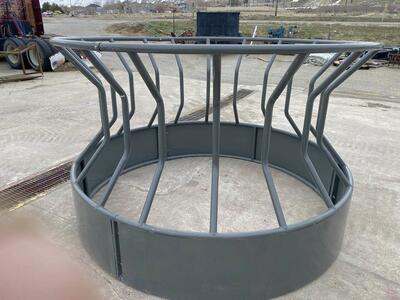 Round bale feeders.