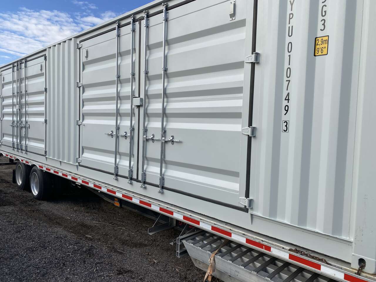 40 foot high cube one trip container.