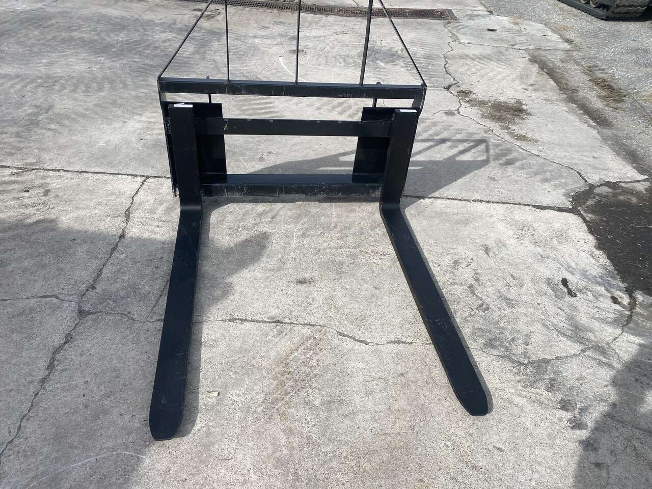 Skid steer pallet forks.