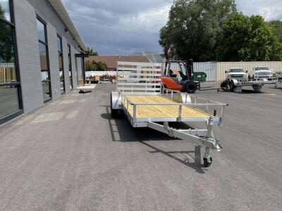 2023 Alcom BLOWOUT SALE! Alcom 6x14 Aluminum Flatbed