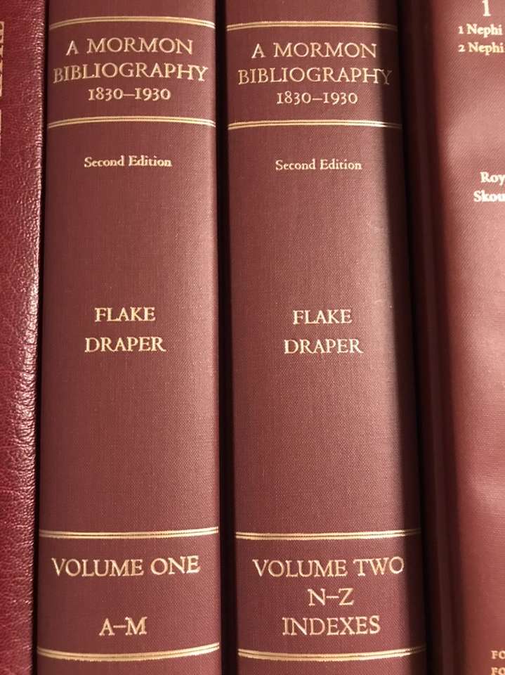 A Mormon Bibliography 1830-1930 Flake