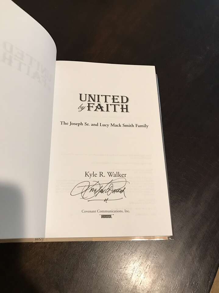 Signed United By Faith By Kyle Walker