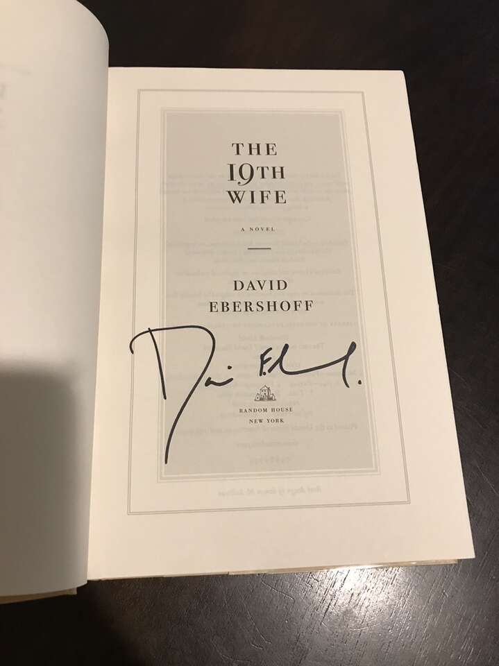 Signed The 19th Wife By David Ebershoff