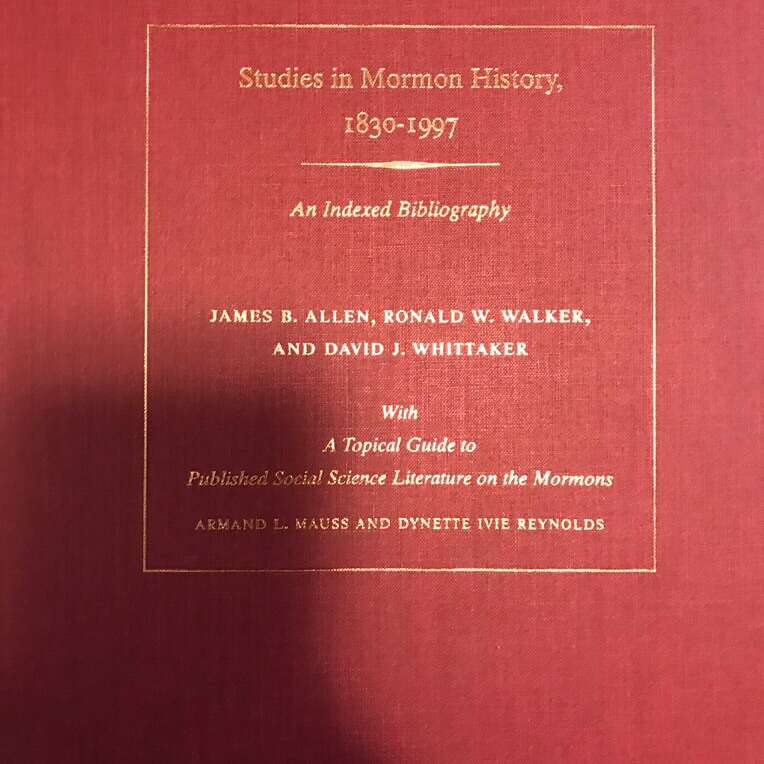 Studies In Mormon History